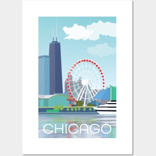 Chicago Illinois Posters and Art